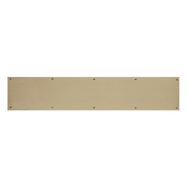 Brass Accents 6 in. x 28 in. Kick Plate Antique Brass Magnetic Mount A09-P0628-609MAG - main